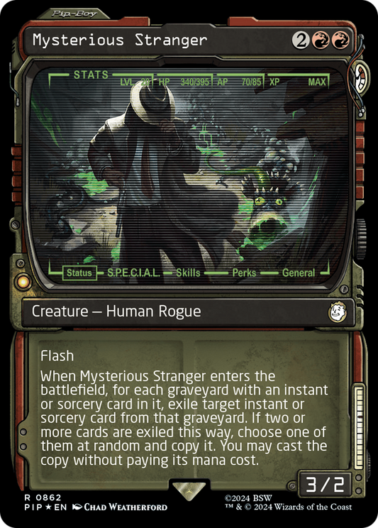 Mysterious Stranger (PIP-862) - Fallout: (Showcase) Foil