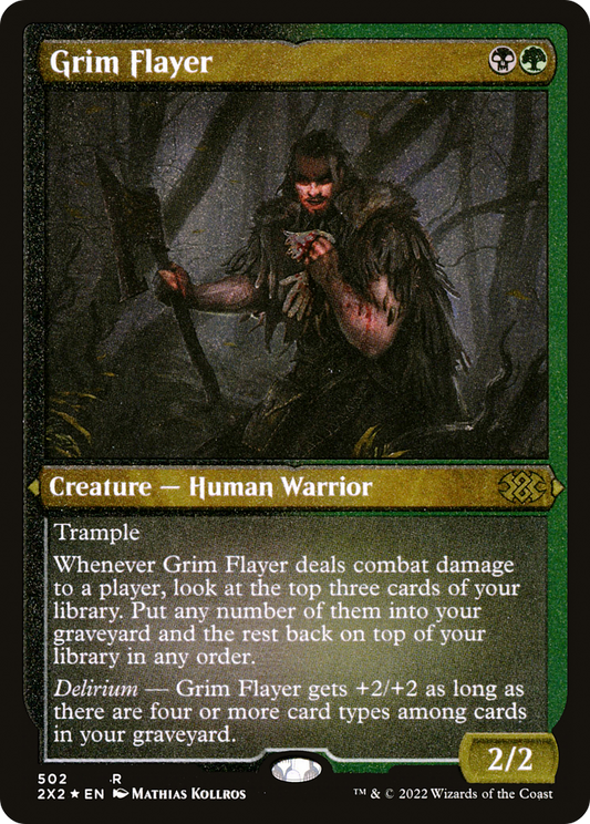 Grim Flayer (2X2-502) - Double Masters 2022 Etched Foil