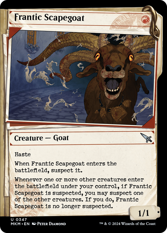 Frantic Scapegoat (MKM-347) - Murders at Karlov Manor: (Showcase) Foil