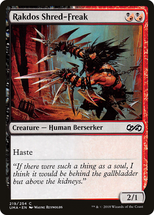 Rakdos Shred-Freak (UMA-219) - Ultimate Masters