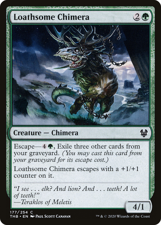 Loathsome Chimera (THB-177) - Theros Beyond Death Foil