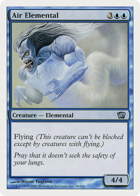 Air Elemental (8ED-059) - Eighth Edition