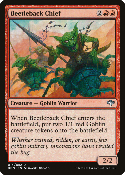 Beetleback Chief (DDN-014) - Duel Decks: Speed vs. Cunning