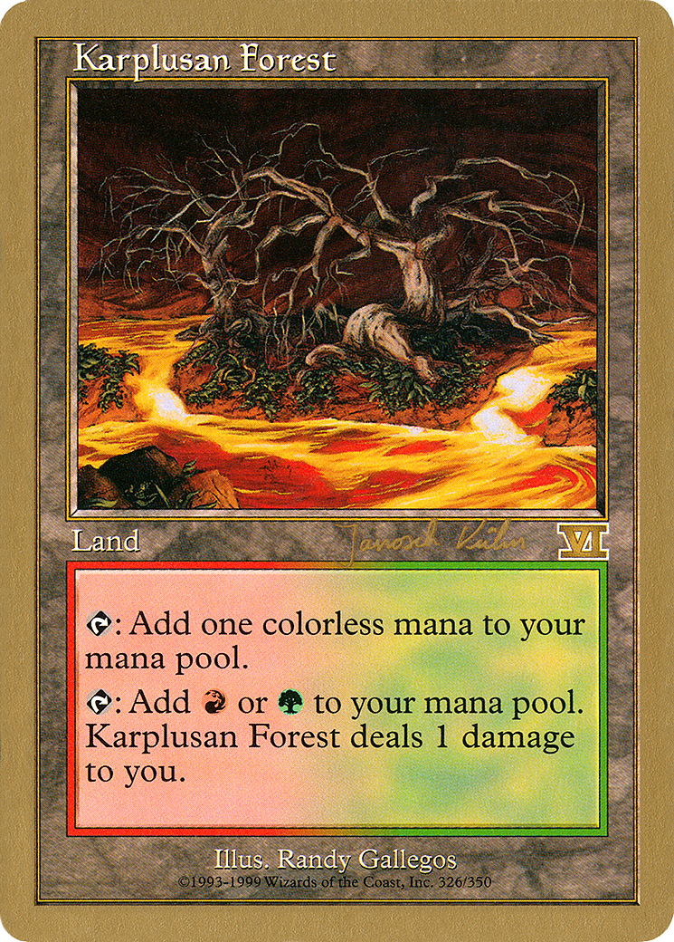 Karplusan Forest (WC00-JK326) - World Championship Decks 2000