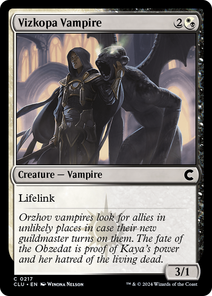 Vizkopa Vampire (CLU-217) - Ravnica: Clue Edition