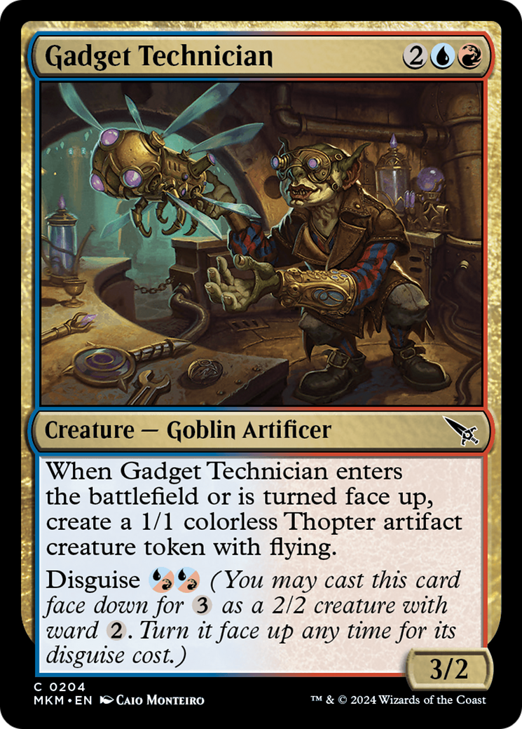 Gadget Technician  (MKM-204) - Murders at Karlov Manor Foil