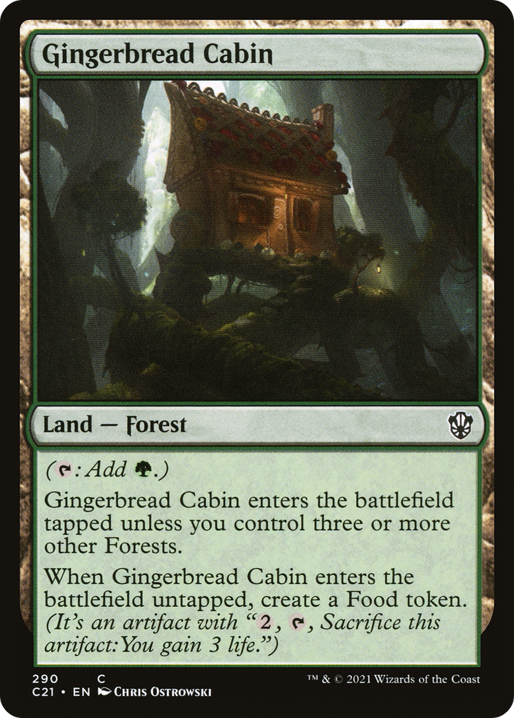 Gingerbread Cabin (C21-290) - Commander 2021