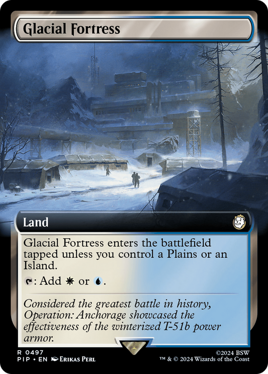 Glacial Fortress (PIP-497) - Fallout: (Extended Art) Foil