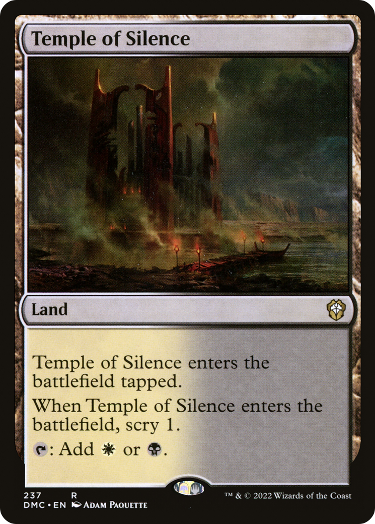 Temple of Silence (DMC-237) - Dominaria United Commander