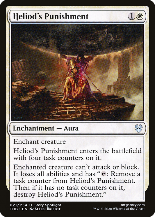 Heliod's Punishment (THB-021) - Theros Beyond Death Foil