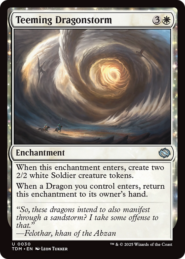 Teeming Dragonstorm (TDM-030) - Tarkir: Dragonstorm Foil
