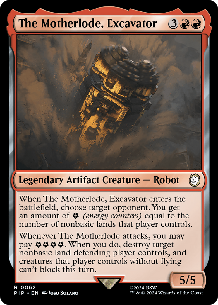 The Motherlode, Excavator (PIP-062) - Fallout