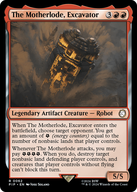 The Motherlode, Excavator (PIP-062) - Fallout