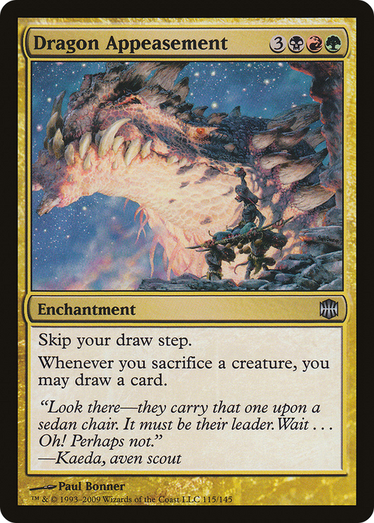 Dragon Appeasement (ARB-115) - Alara Reborn Foil