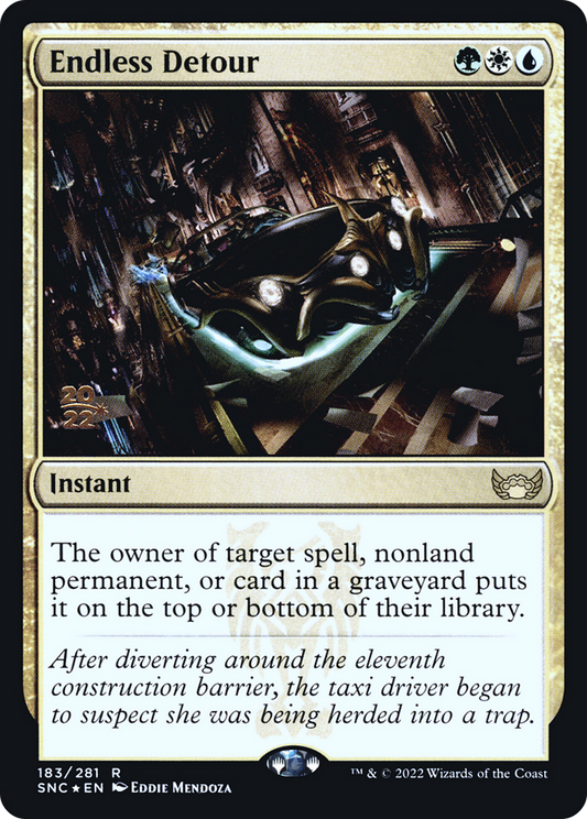 Endless Detour (PSNC-183S) - Streets of New Capenna Promos Foil