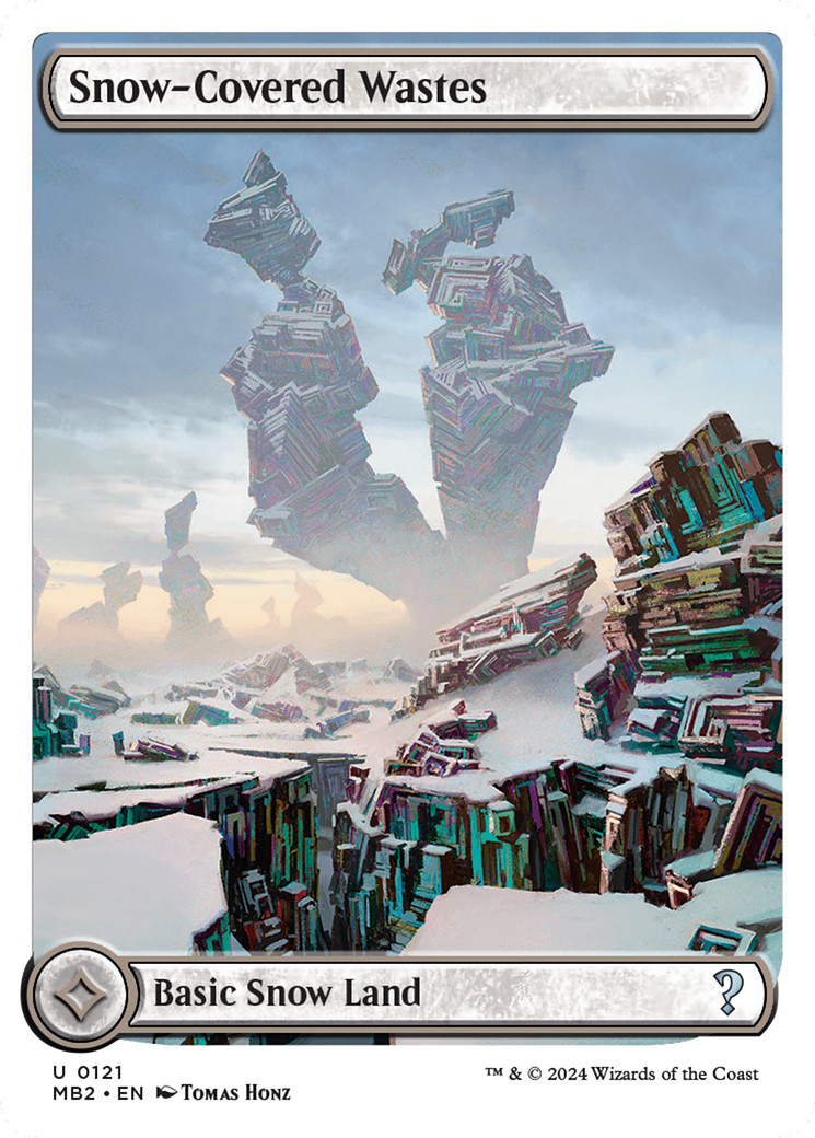 Snow-Covered Wastes (MB2-121) - Mystery Booster 2: (snow)