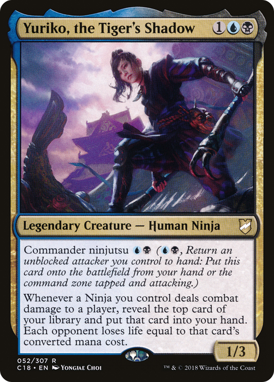 Yuriko, the Tiger's Shadow (C18-052) - Commander 2018