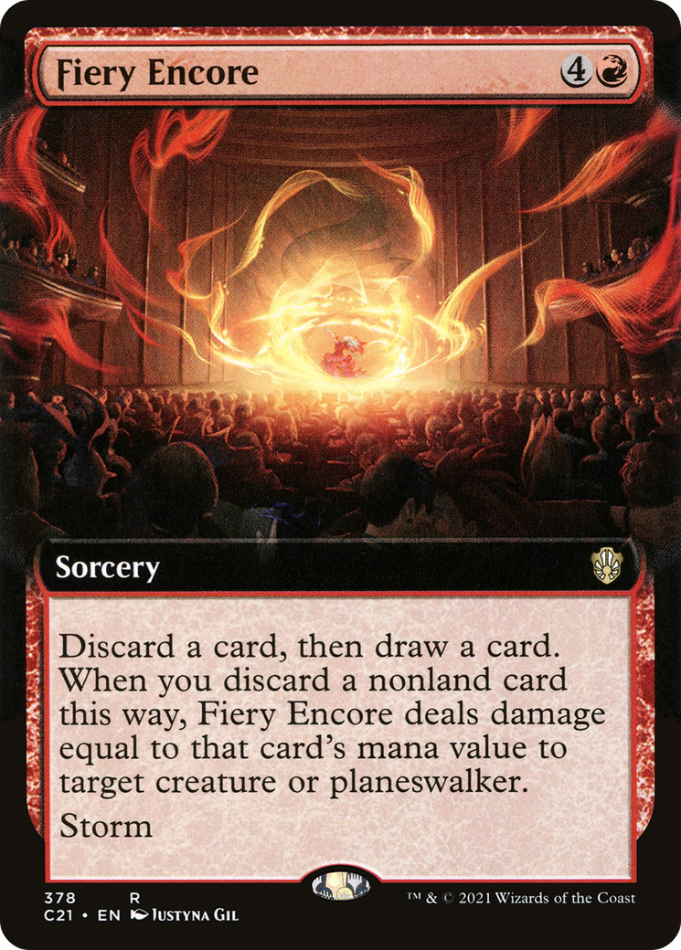 Fiery Encore (C21-378) - Commander 2021: (Extended Art)