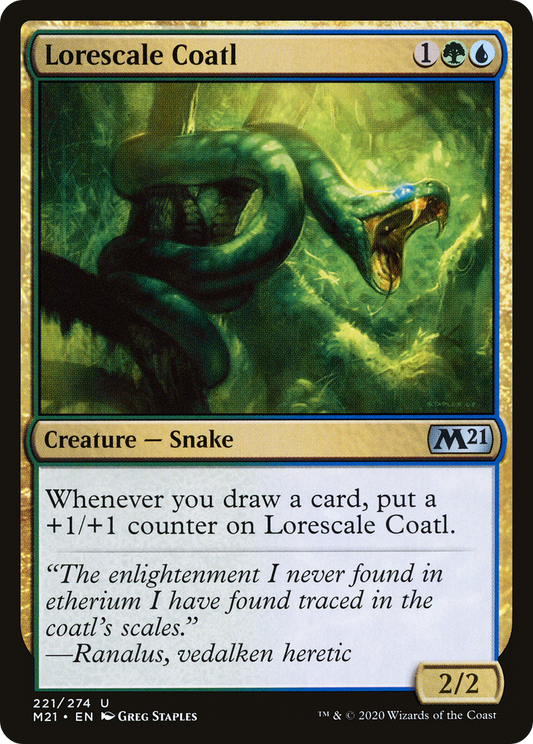 Lorescale Coatl  (M21-221) - Core Set 2021