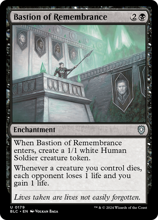 Bastion of Remembrance (BLC-179) - Bloomburrow Commander
