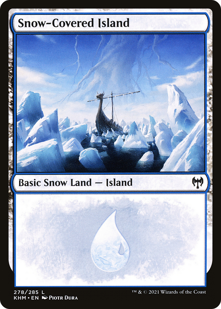 Snow-Covered Island  (KHM-278) - Kaldheim: (snow)