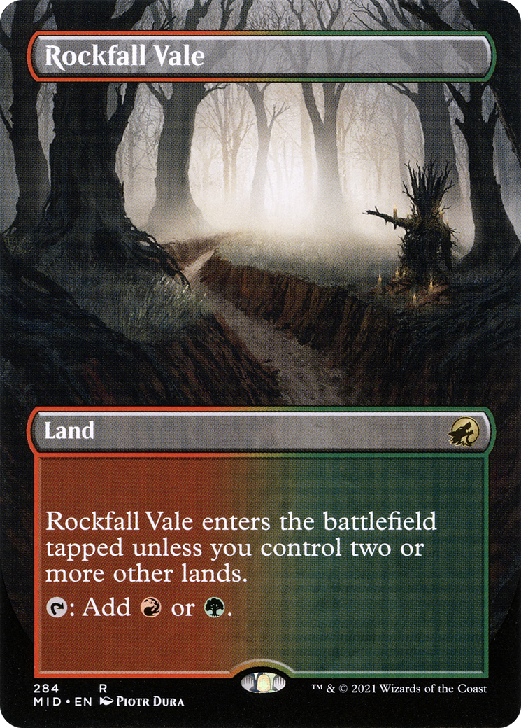 Rockfall Vale (MID-284) - Innistrad: Midnight Hunt (Borderless)