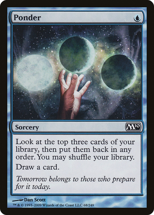 Ponder (M10-068) - Magic 2010 Foil