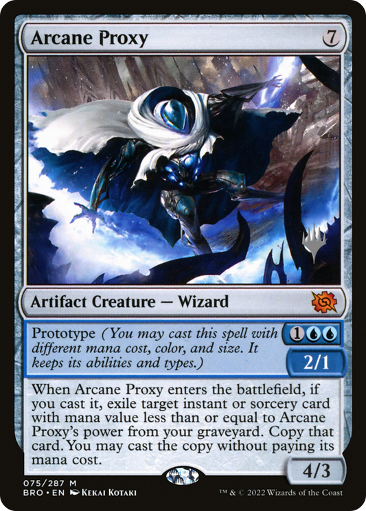 Arcane Proxy (PPBRO-75P) - The Brothers' War Promos (Promo Pack) Foil