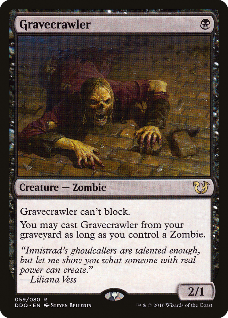 Gravecrawler (DDQ-059) - Duel Decks: Blessed vs. Cursed