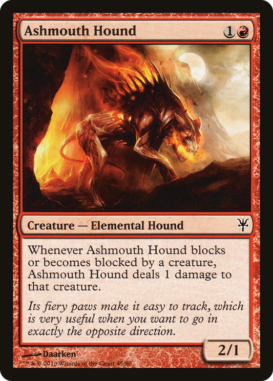 Ashmouth Hound (DDK-045) - Duel Decks: Sorin vs. Tibalt