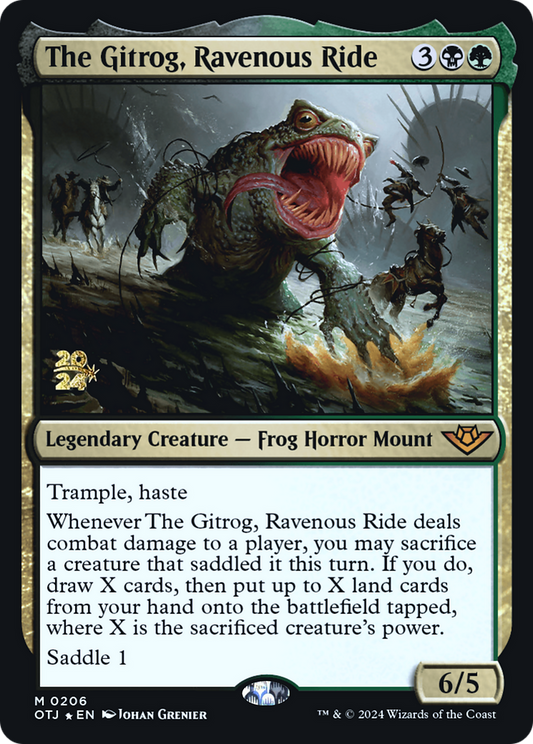 The Gitrog, Ravenous Ride (POTJ-206S) - Outlaws of Thunder Junction Promos Foil