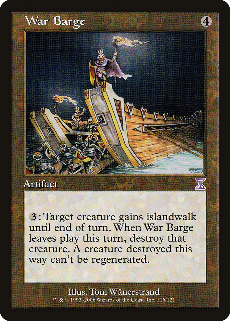 War Barge (TSB-116) - Time Spiral Timeshifted Foil