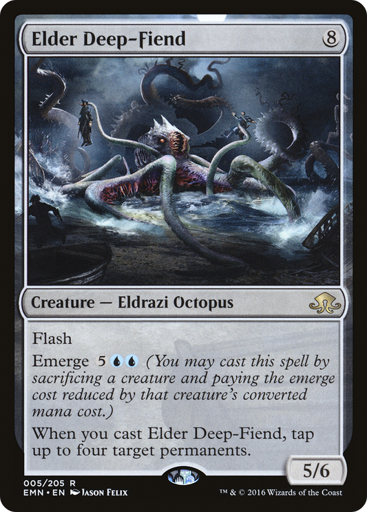 Elder Deep-Fiend (EMN-005) - Eldritch Moon Foil