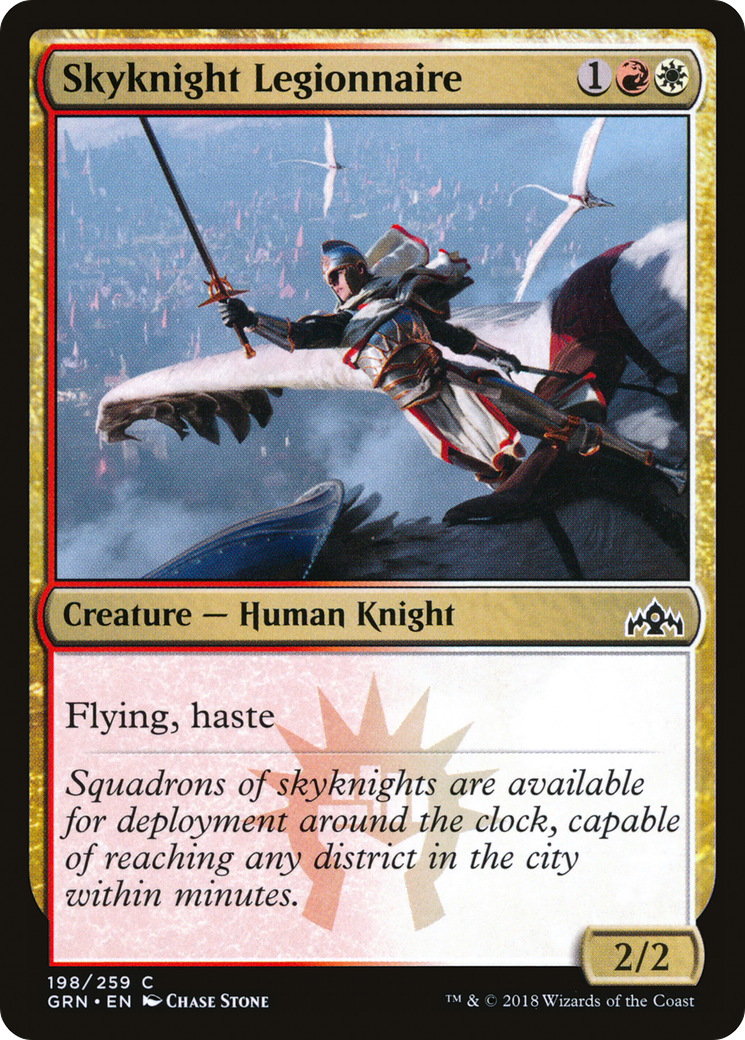 Skyknight Legionnaire (GRN-198) - Guilds of Ravnica Foil