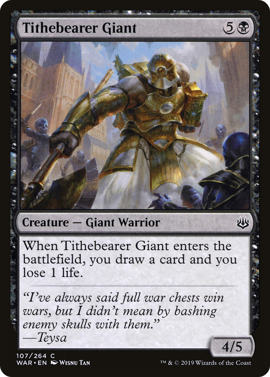 Tithebearer Giant (WAR-107) - War of the Spark Foil