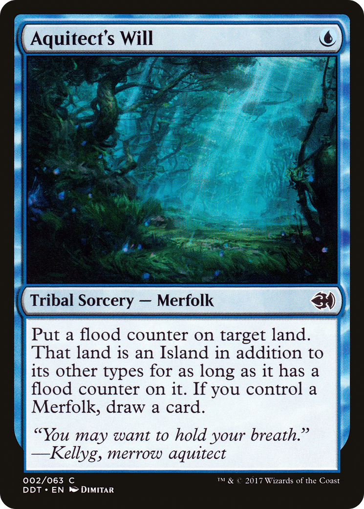 Aquitect's Will (DDT-002) - Duel Decks: Merfolk vs. Goblins