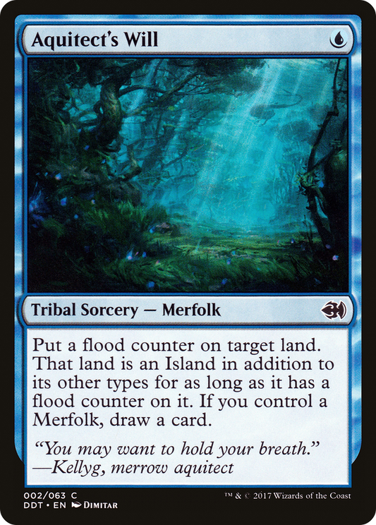 Aquitect's Will (DDT-002) - Duel Decks: Merfolk vs. Goblins