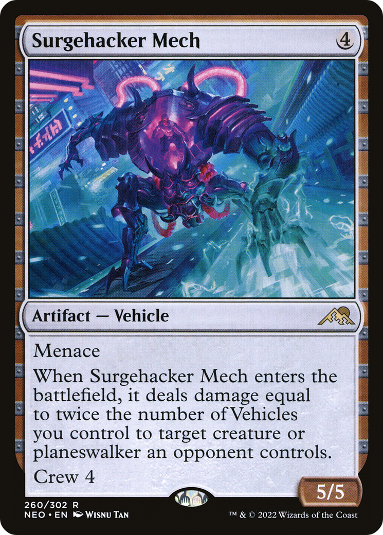 Surgehacker Mech (NEO-260) - Kamigawa: Neon Dynasty