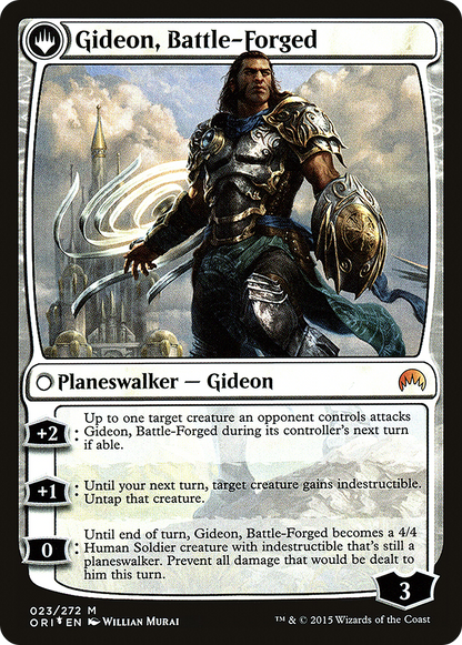 Kytheon, Hero of Akros // Gideon, Battle-Forged (PORI-23S) - Magic Origins Promos: (originpwdfc) Foil