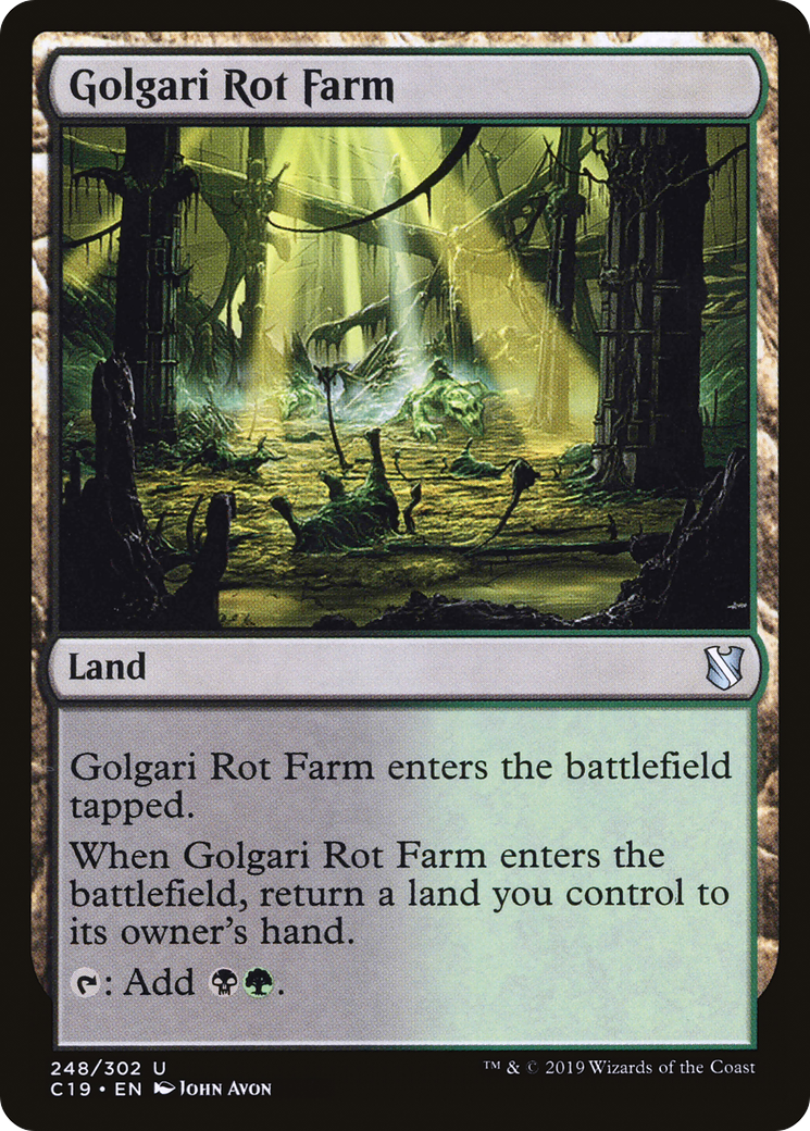 Golgari Rot Farm (C19-248) - Commander 2019