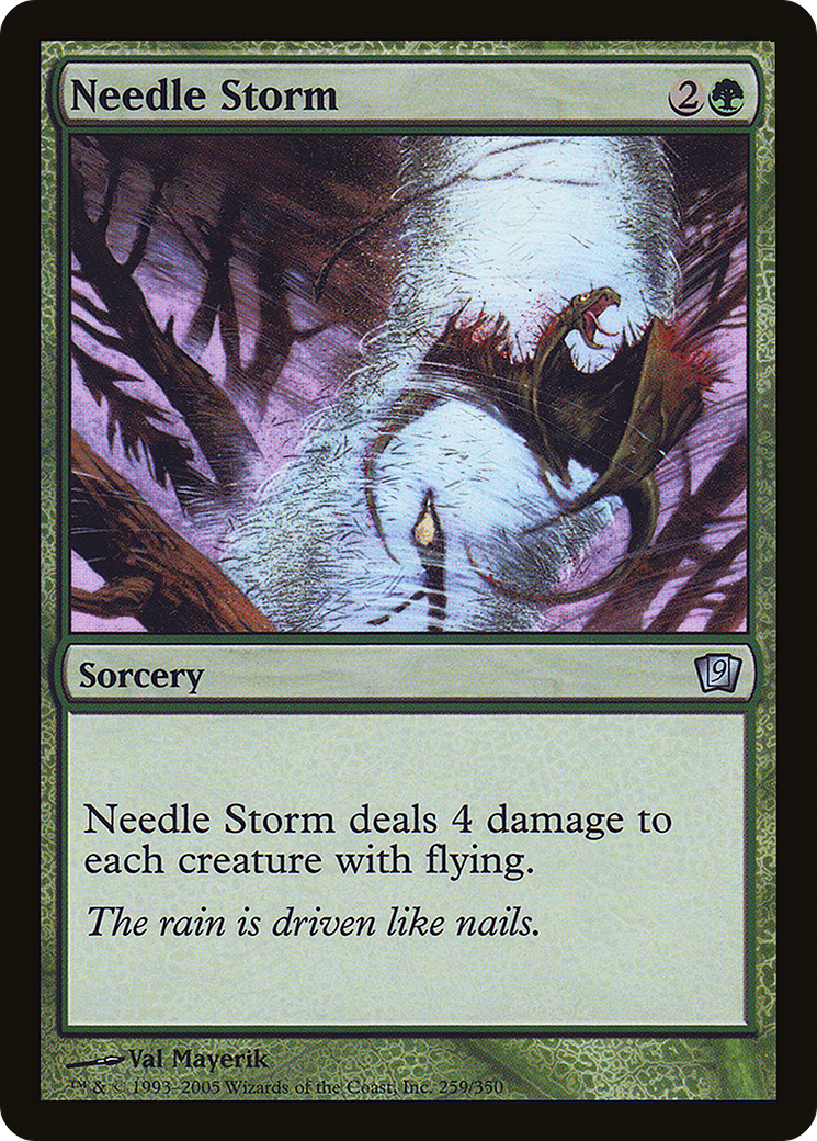 Needle Storm (9ED-259★) - Ninth Edition Foil