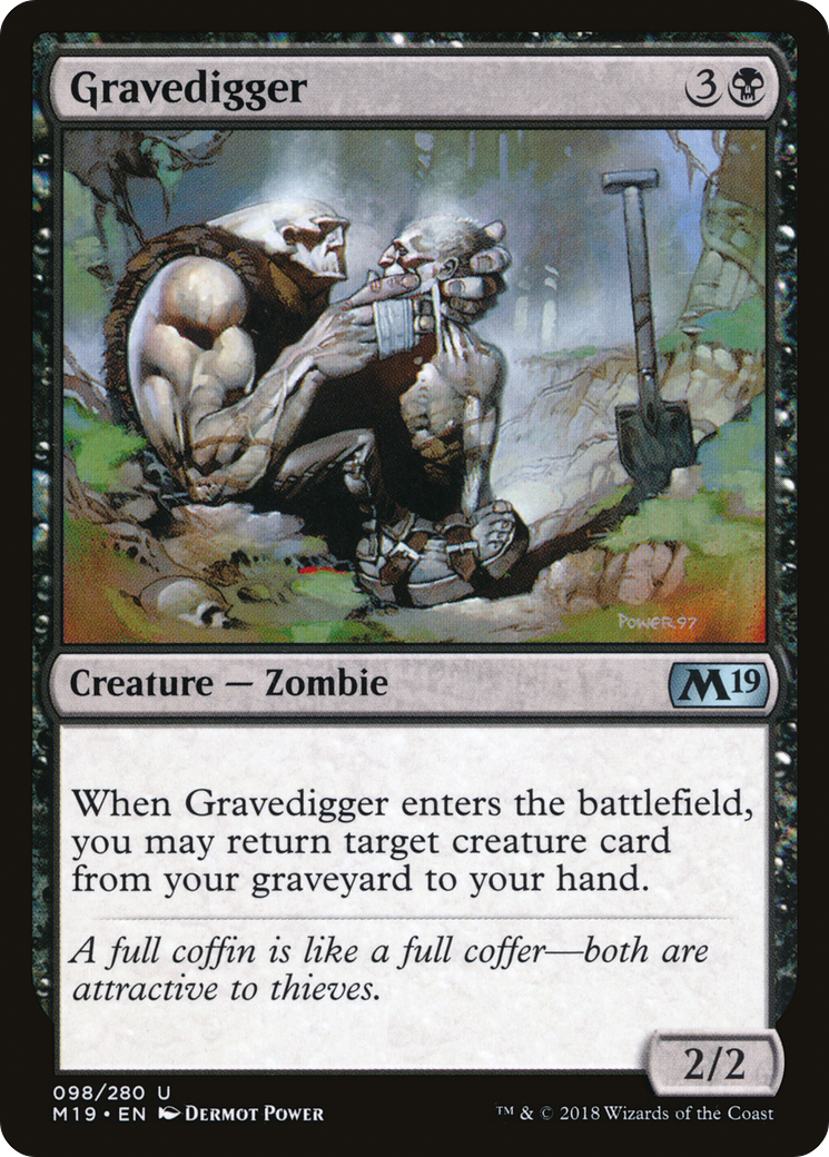 Gravedigger (M19-098) - Core Set 2019 Foil