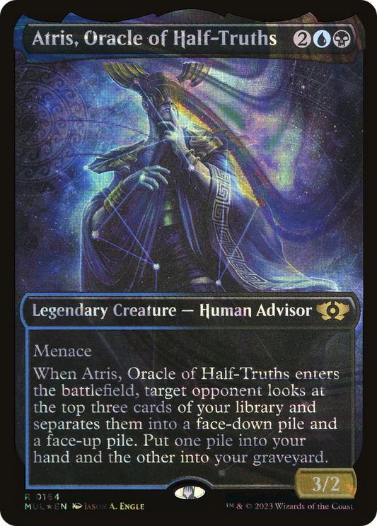 Atris, Oracle of Half-Truths (MUL-164) - Multiverse Legends: (Showcase) Foil