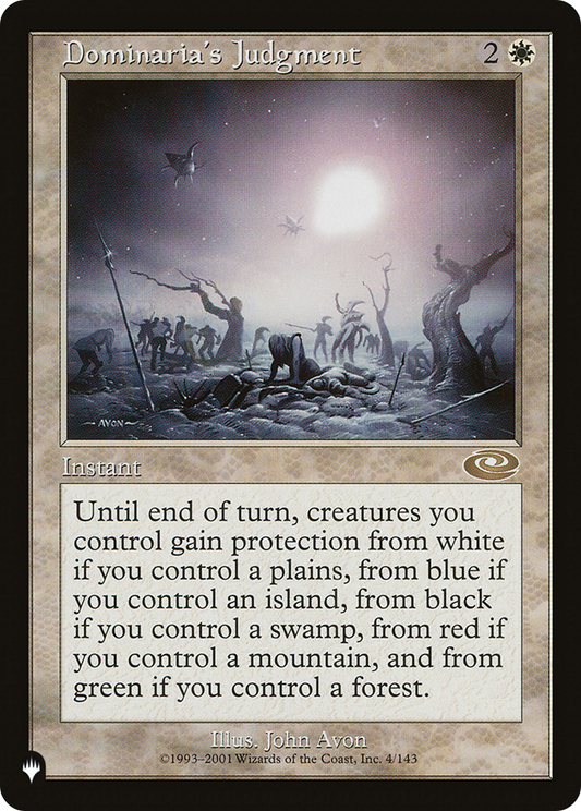 Dominaria's Judgment (LIST-PLS-4) - The List