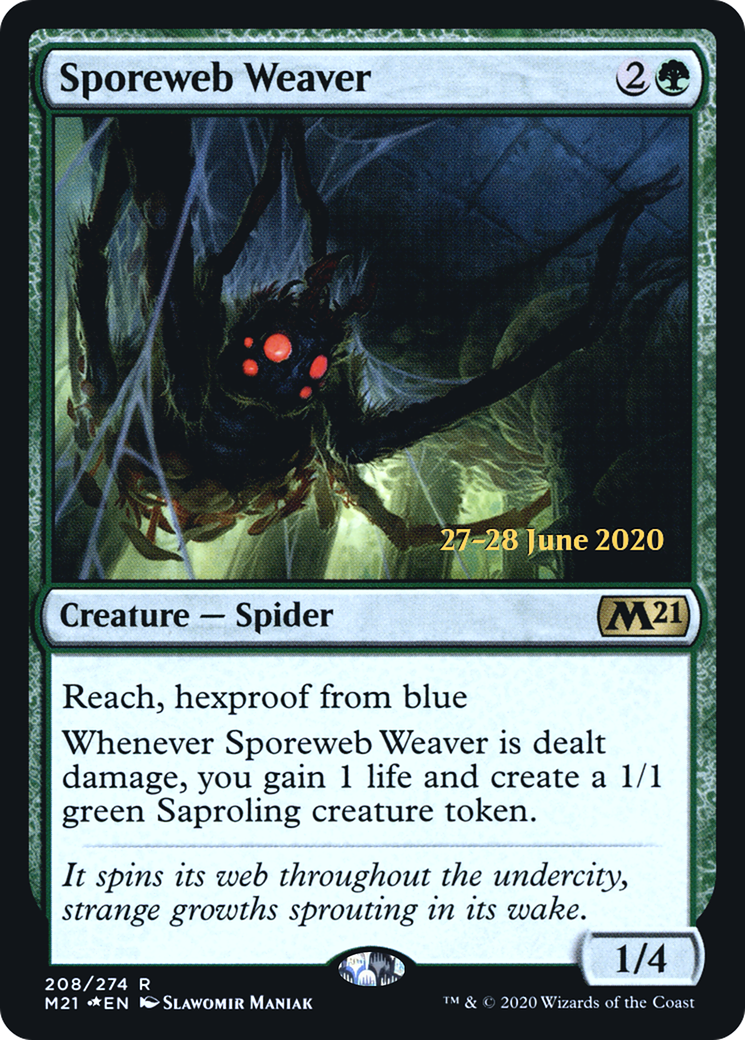 Sporeweb Weaver (PM21-208S) - Core Set 2021 Promos Foil