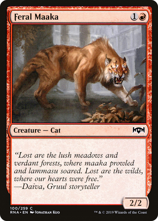 Feral Maaka (RNA-100) - Ravnica Allegiance