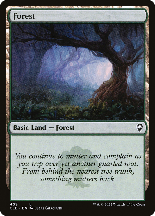 Forest (CLB-469) - Commander Legends: Battle for Baldur's Gate Foil