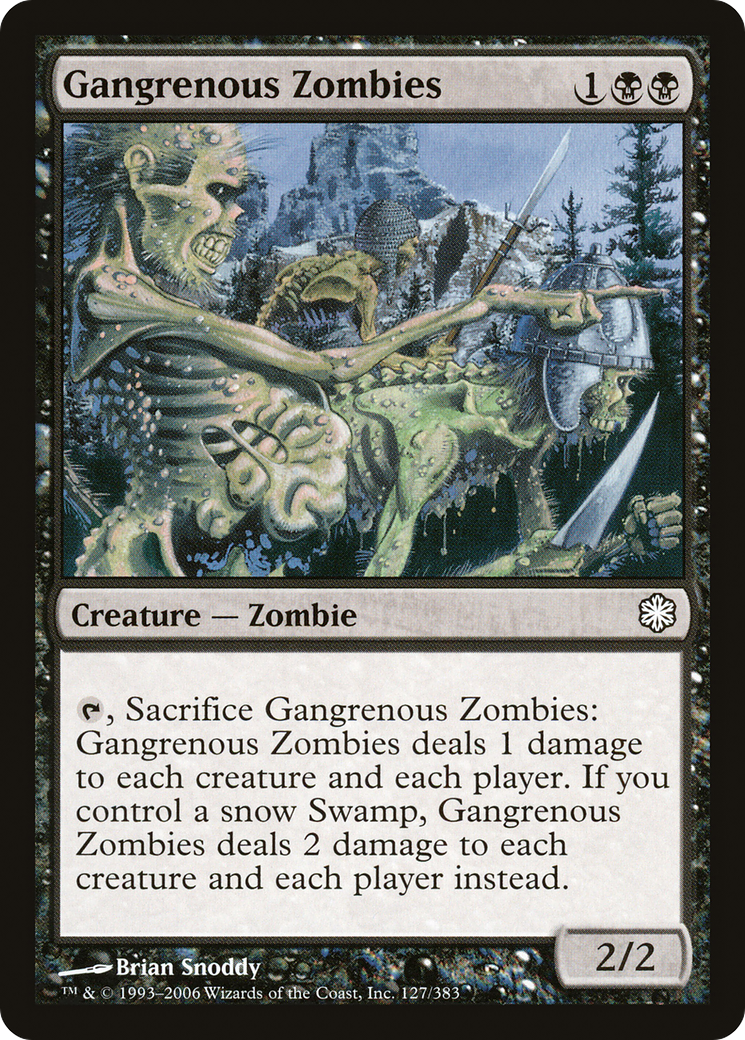 Gangrenous Zombies (CST-127) - Coldsnap Theme Decks