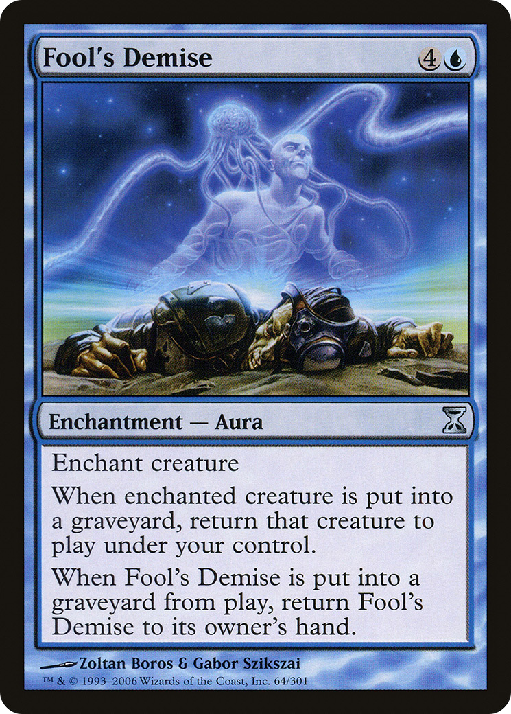 Fool's Demise (TSP-064) - Time Spiral Foil