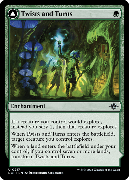 Twists and Turns // Mycoid Maze (LCI-217) - The Lost Caverns of Ixalan